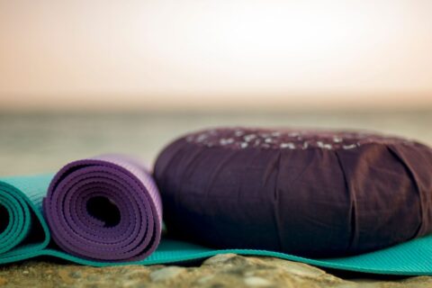 almofada para meditação