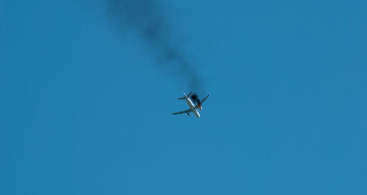 significado de sonhar com avião caindo